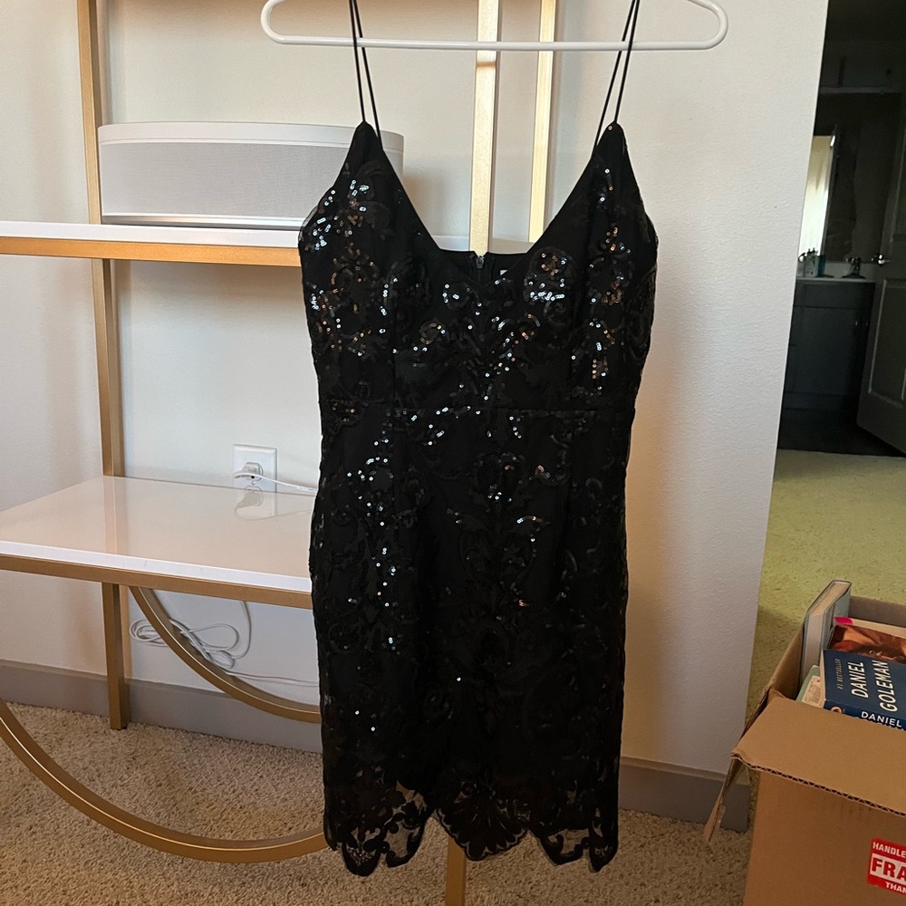 Tobi Black Mini Dress Size M